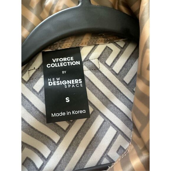 NWT V Force Collection By New Designer Space MEN'S URBANE COAT GEOMETRIC PRINT S - Picture 14 of 15